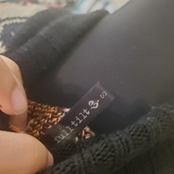 Full Tilt Cardigan Sweater Womens Small Open Oversized Aztec Bohemian - Picture 3 of 5